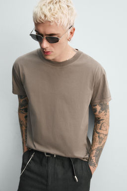 IRREGULAR FINISH T-SHIRT - Zara фото 5