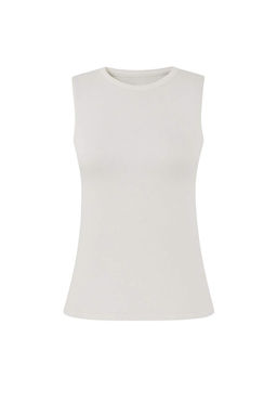 Wardrobe Essentials Ekru Kay?k Yaka Oversize 2li Atlet-Bluz Triko Ince Bluz TWOSS26BZ00283 - Trendyolmilla фото 3