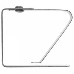 Зажим для скатерти из нержавеющей стали, 4,8х4х0,7см, 4 штуки, в блистере (Китай) - Домашняя мода фото 3