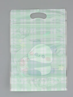 Цена за 50 шт. Пакет подарочный, с zip-lock застежкой, "Счастливая панда", 15х23 ± 1см МИКС