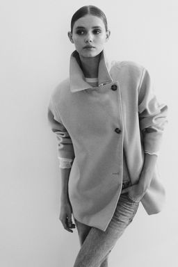 Chaqueta oversize de fieltro - H&m фото 2