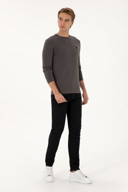Erkek Gri Basic Sweatshirt Sepette S_rpriz _ndirim - U.s. polo assn фото 11