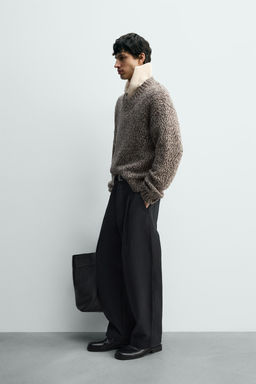 WOOL BLEND TEXTURED JUMPER