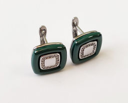 Серьги с керамикой