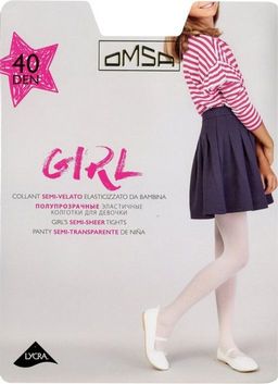 OMSA kids Collant GIRL 40 - bianco