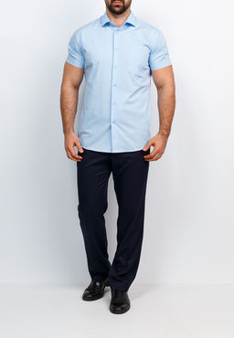 Сорочка мужская короткий рукав GREG 220/109/NBL/Z  фото 7