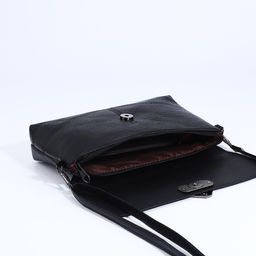 Сумка-клатч на магните, длинный ремень, цвет чёрный - Simaland фото 7