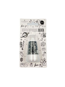 Коррект.лента-роллер LOREX TATTOO.WHITE 5 мм х 6 м прямой ход ленты цв.корп. белый