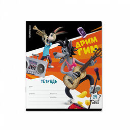 Цена за 10 шт. Тетрадь школьная ученическая ErichKrause Ну, Погоди! Каникулы, 24 листа, клетка (в плёнке по 10 шт.)_MIX-PACK  фото 7