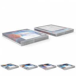 Цена за 200 шт. Тетрадь школьная ученическая ErichKrause Космос, 18 листов, линейка (в плёнке по 10 шт.)  фото 9