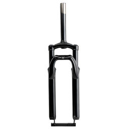 Вилка амортизационная 27,5" стальная, ход 60мм, под диск. торм. шток 1-1/8 210мм, прямой шток, черная