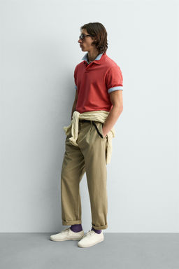 POLO PIQU? REGULAR FIT / Rojo - Zara фото 4