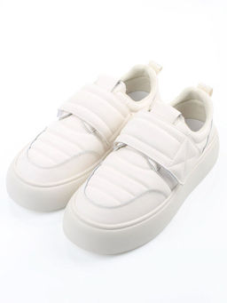 03-YH462-2 LT. BEIGE Полуботинки спортивные демисезонные женские (натуральная кожа)