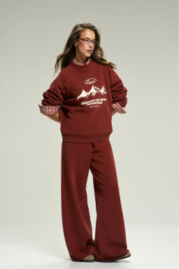 Свитшот базовый Over Terracotta - Erist store фото 4