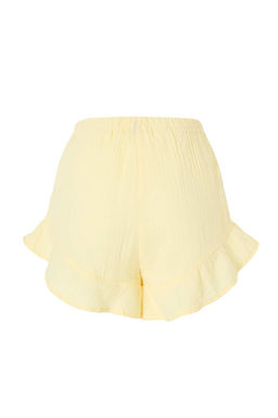 Kahverengi Dokuma Mini F?rf?r Detayl? 100% Pamuk Plaj Sort TBESS26SR00012 - Trendyolmilla фото 4