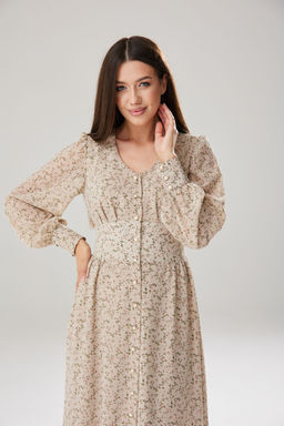 Платье Lars Style 804 бежевый