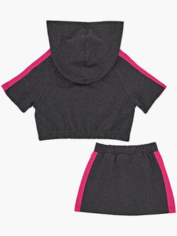 Комплект для девочки с принтом UD 7149/7150 черн/малина - Mini maxi фото 5