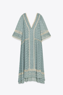 ZW COLLECTION ROMANTIC MIDI DRESS - Zara фото 5