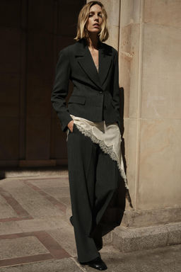 TEXTURED TROUSERS ZW COLLECTION