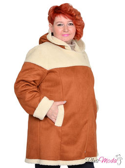 Дубленка-куртка Модель №1793 размеры 44-84 - Plusmoda фото 5