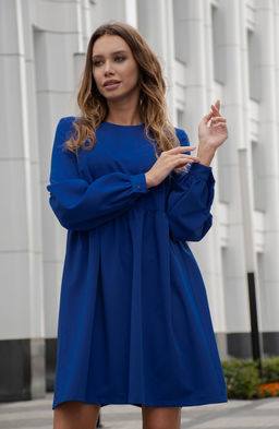 Коктейльное платье индиго