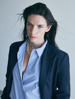 ?izgili Uzun Kollu Poplin Kad?n G?mlek