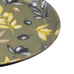 _Поднос круглый с антискользящим покрытием, d35,5см, "Тоскана", 2 дизайна арт. 862-446