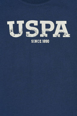 Erkek _ocuk A__k Lacivert Bisiklet Yaka Basic Ti__rt - U.s. polo assn фото 3