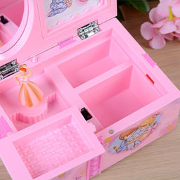 Шкатулка музыкальная 15,5х10х7,5 см розовая/ 9209 /уп 30/60/ - Галеонтрейд фото 7