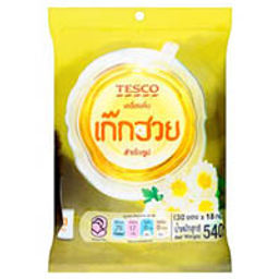 Гранулированный растворимый хризантемовый напиток от Tesco (1 пакетик) 18 гр / Tesco Instant Chrysanthemum Drink 1 sachet 18g
