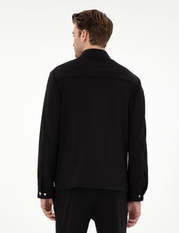 Siyah Regular Fit Ceket