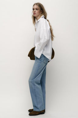 Z1975 STRAIGHT HIGH-WAIST LONG LENGTH JEANS - Zara фото 12