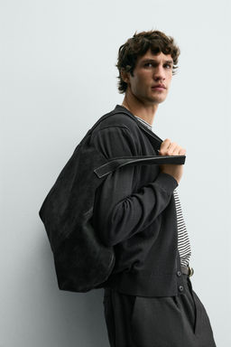 LEATHER TOTE BAG - Zara фото 3