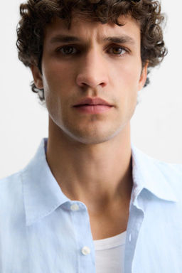 100% LINEN SHIRT - Zara фото 14