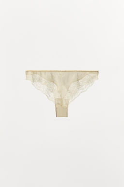 COTTON LACE BRIEFS - Zara фото 4