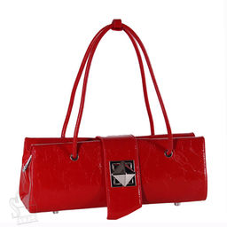 Сумка женская кожаная 3287Q red Polina&Eiterou