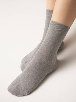 Цена за 2 пары CONTE 3DSOCKS Носки женские серый меланж - Conte elegant фото 3