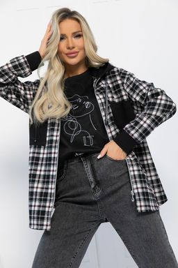 Рубашка Больше чем стиль (черная) Б12946М - Lt collection фото 8