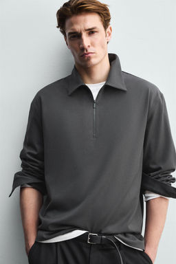 VISCOSE POLO SHIRT - Zara фото 5