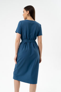 Платье из лёгкого хлопкового футера - Solo mio фото 10