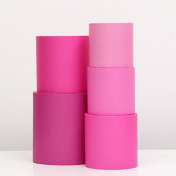 Набор круглых коробок 5 в 1 «Пантон 230», без крышек, 23×23×25 - 15×15×15 см