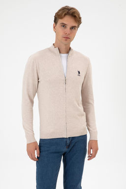 Erkek Slim Fit Ta_ Melanj Triko H_rka