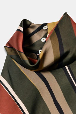 ASYMMETRIC STRIPED TOP - Zara фото 8