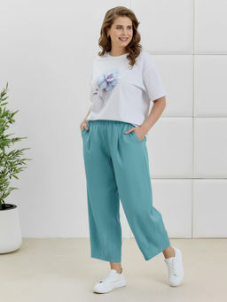 Брюки Габриэлла из вискозы со льном