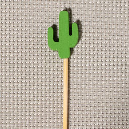 Шпажки Гладкий кактус,12 см, набор 25 шт - Доляна фото 3