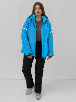 Куртка горнолыжная Chunmai 01_1Gl женская голубая утеплитель 480-580 г/м² фото 9