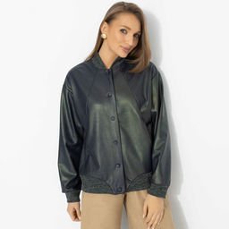 Бомбер из экокожи, Без фильтров - Charutti фото 2