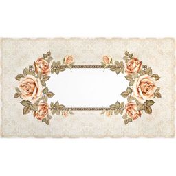 ПОЛОТЕНЦЕ КОРЕЙСКАЯ РОЗА 40*70 СМ. КРЕМОВЫЙ 100