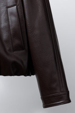 FAUX LEATHER JACKET - Zara фото 6