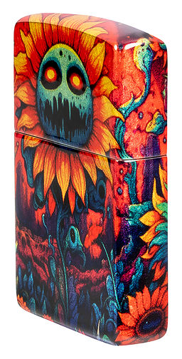 Зажигалка ZIPPO Зловещий подсолнух | Spooky Sunflower 46267
